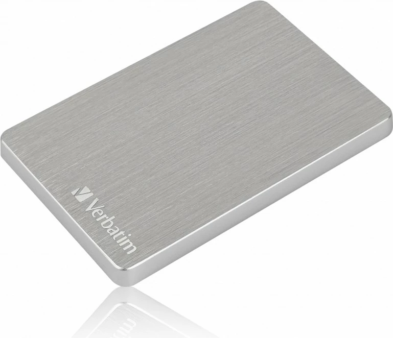 Hard disk ekstern Verbatim Store n Go ALU Slim HDVE53663PLG 1TB USB 3.0/USB-C alumin, set me kabllo Micro-B USB-A + adapter USB-A në USB-C