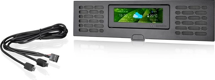 Panel LCD Thermaltake për Kasë The Tower 200, e zezë