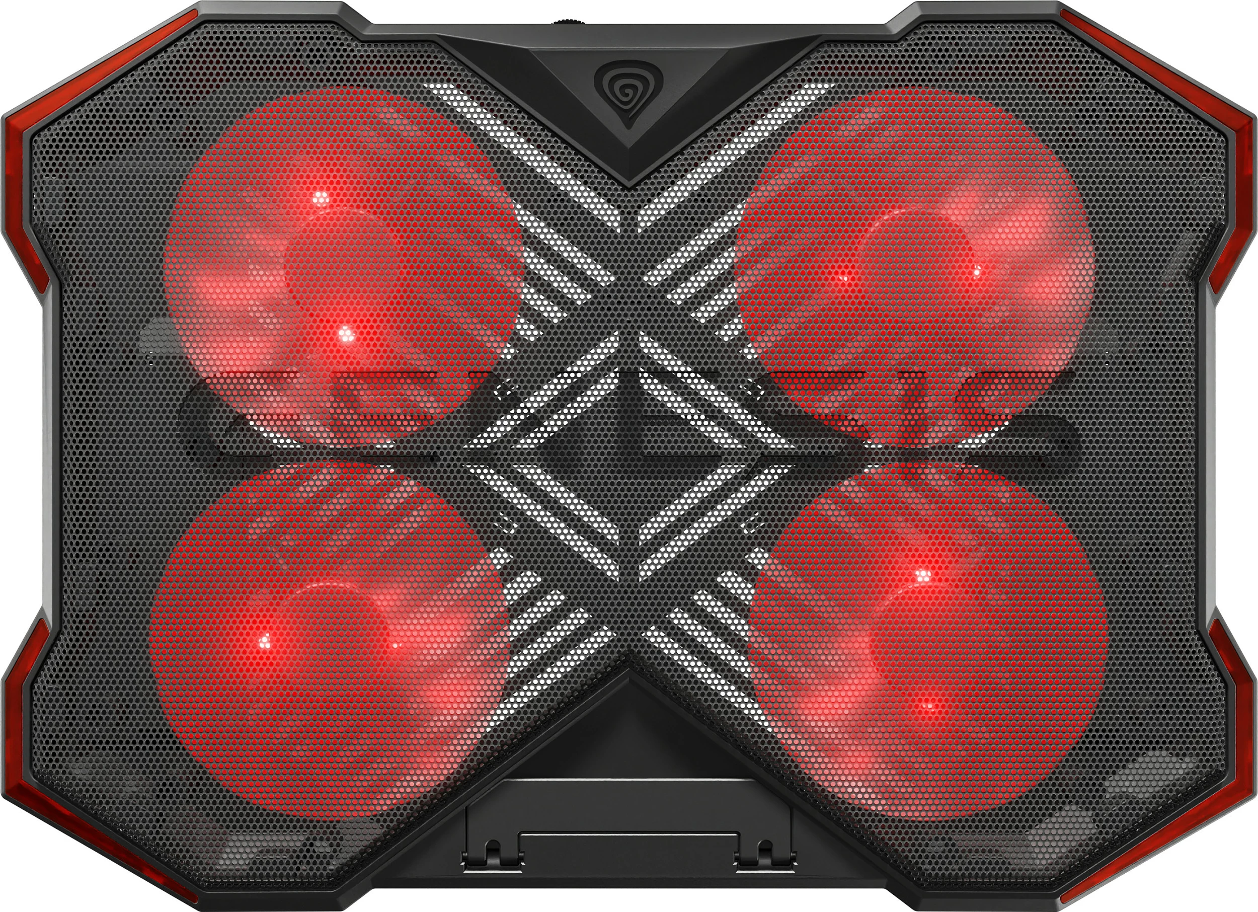 Ftohës notebook Genesis OXID 260, 15.6-17.3 inç, me ndriçim të kuq