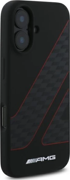 Mbështjellës Mercedes AMG MagSafe për iPhone 16, i zi