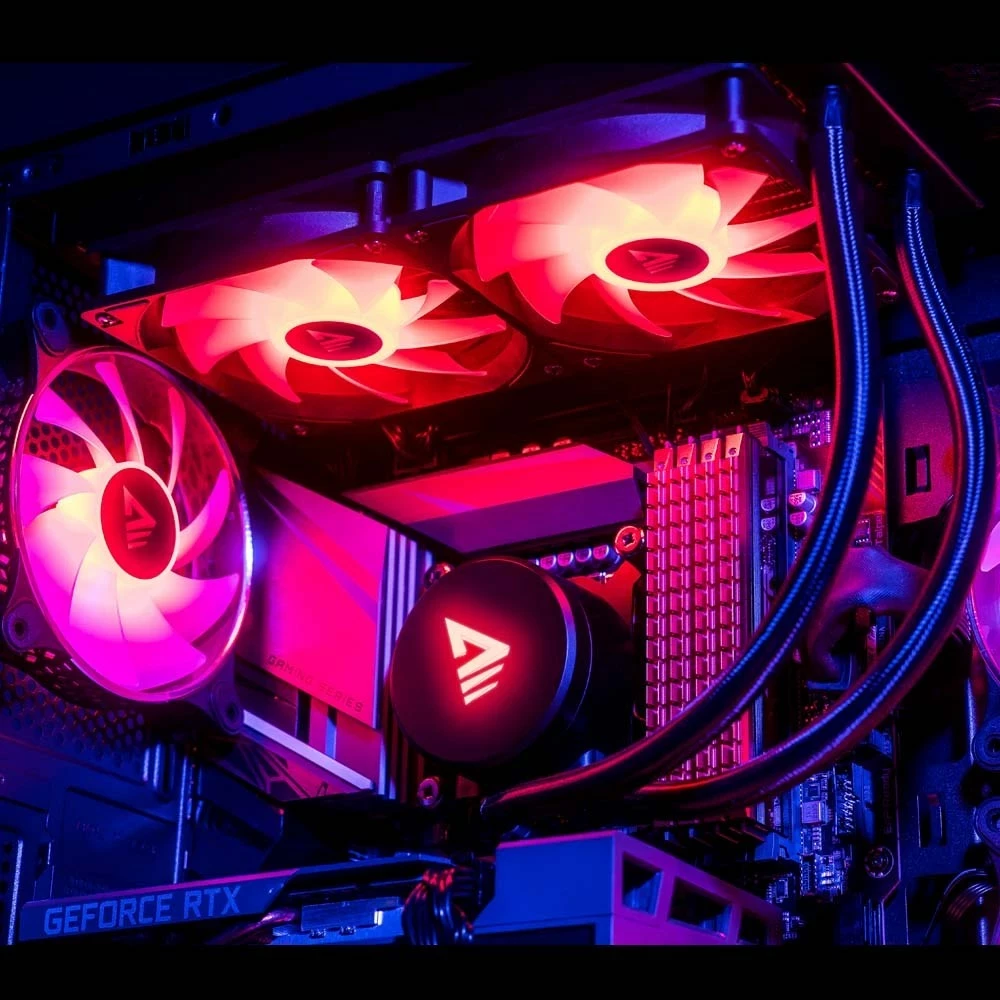 Kasë ftohëse SAVIO VELOX 360 MM, All-in-one liquid cooler, për procesor, 36 cm, Alumini, RGB, E zezë