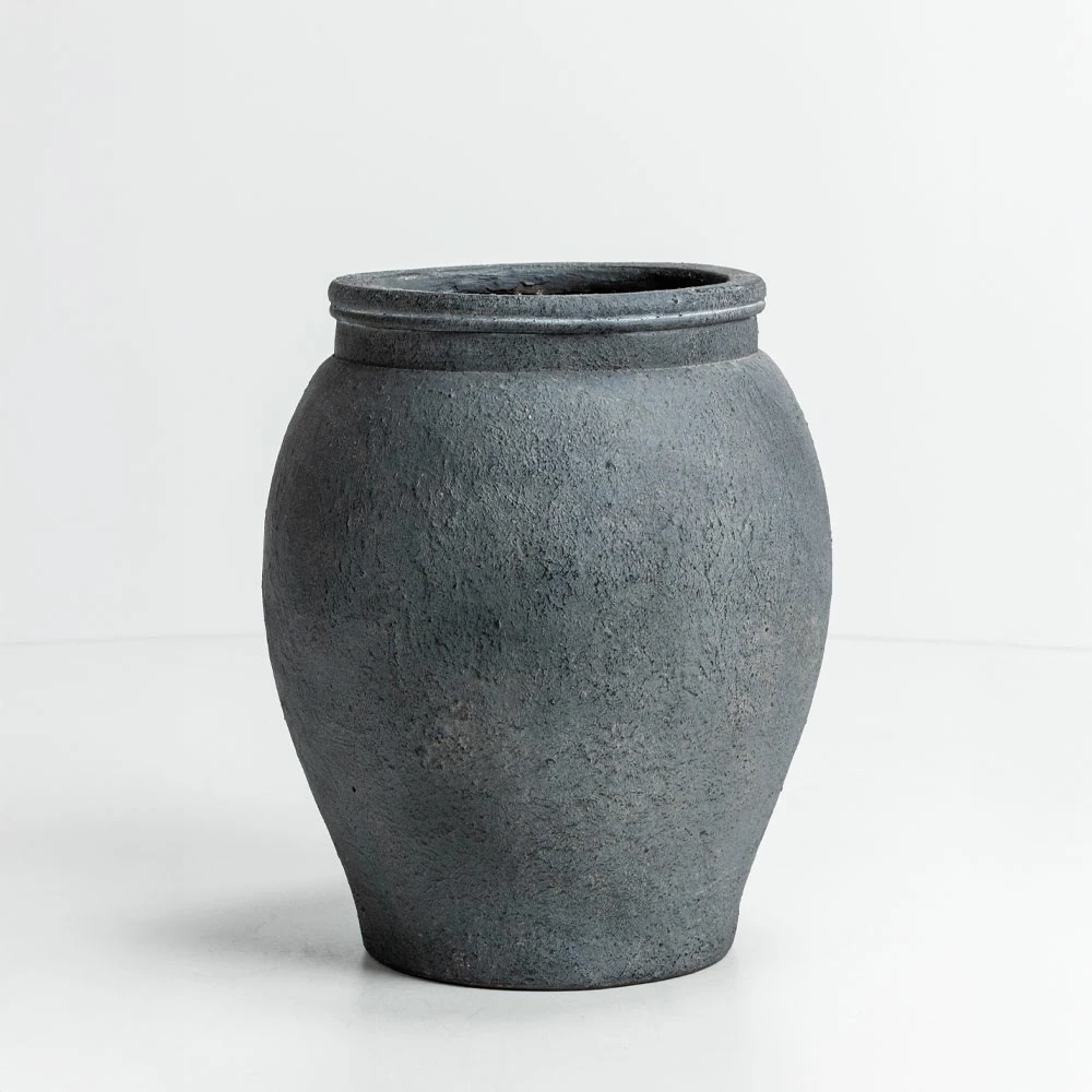 Vazo VESUVIUS, MgO, gri, 30x30x37cm