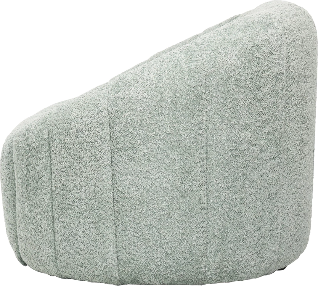 Divan 2-vendësh MOBY FH9595.05, ngjyrë fistik, pëlhurë boucle, 148x83x66H cm