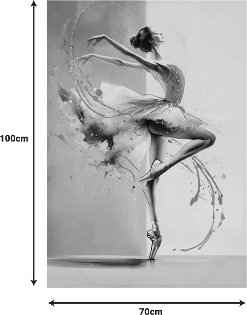 Pikturë kanavaci Dancito, shumëngjyrëshe, 70x2.5x100cm