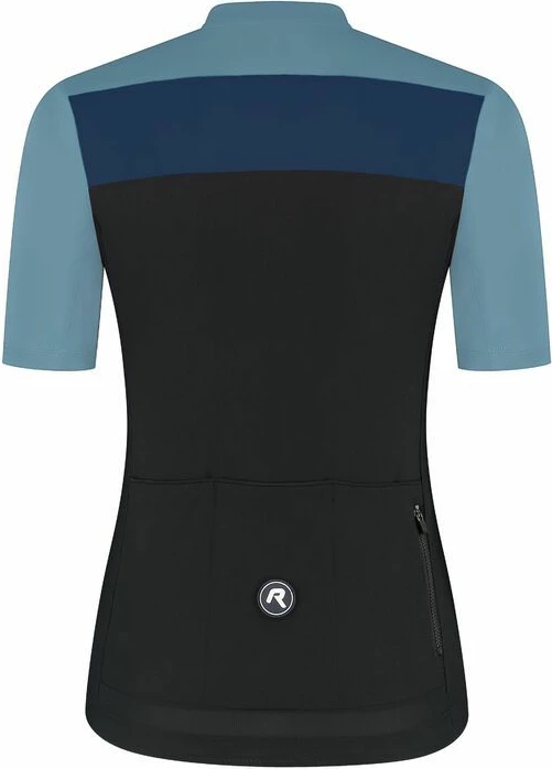 Maicë sportive për femra Rogelli, e zezë-blu