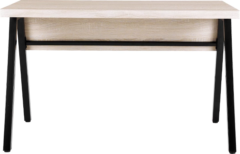 Tavolinë pune ALPHA, ngjyrë sonoma e zezë, 120x76x74