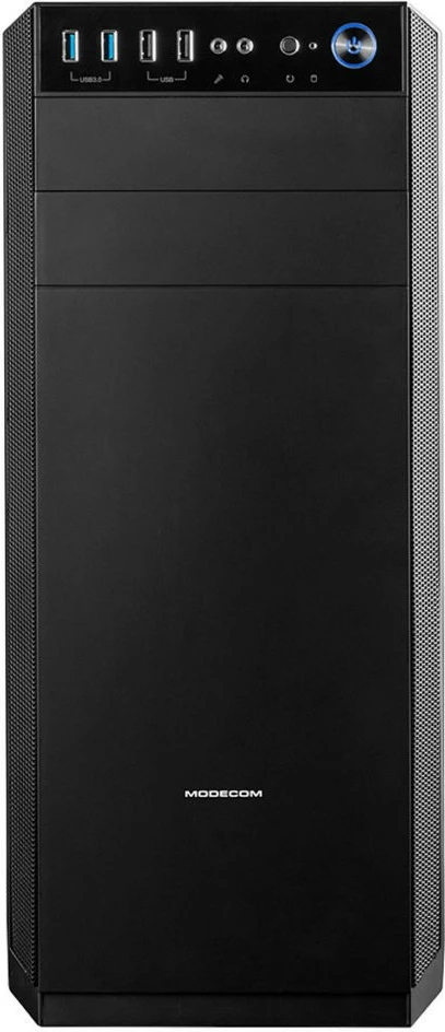 Kasë MODECOM OBERON PRO GLASS, Midi Tower, ATX/ITX/Micro ATX, e zezë