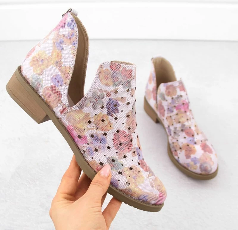 Çizme për femra M.Daszyński, rozë