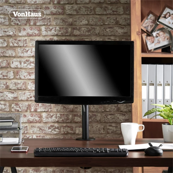 Mbajtëse monitori desktop VONHAUS 3005115 13-32\", VESA 75x75/100x100, ngarkesë deri 8kg, e zezë