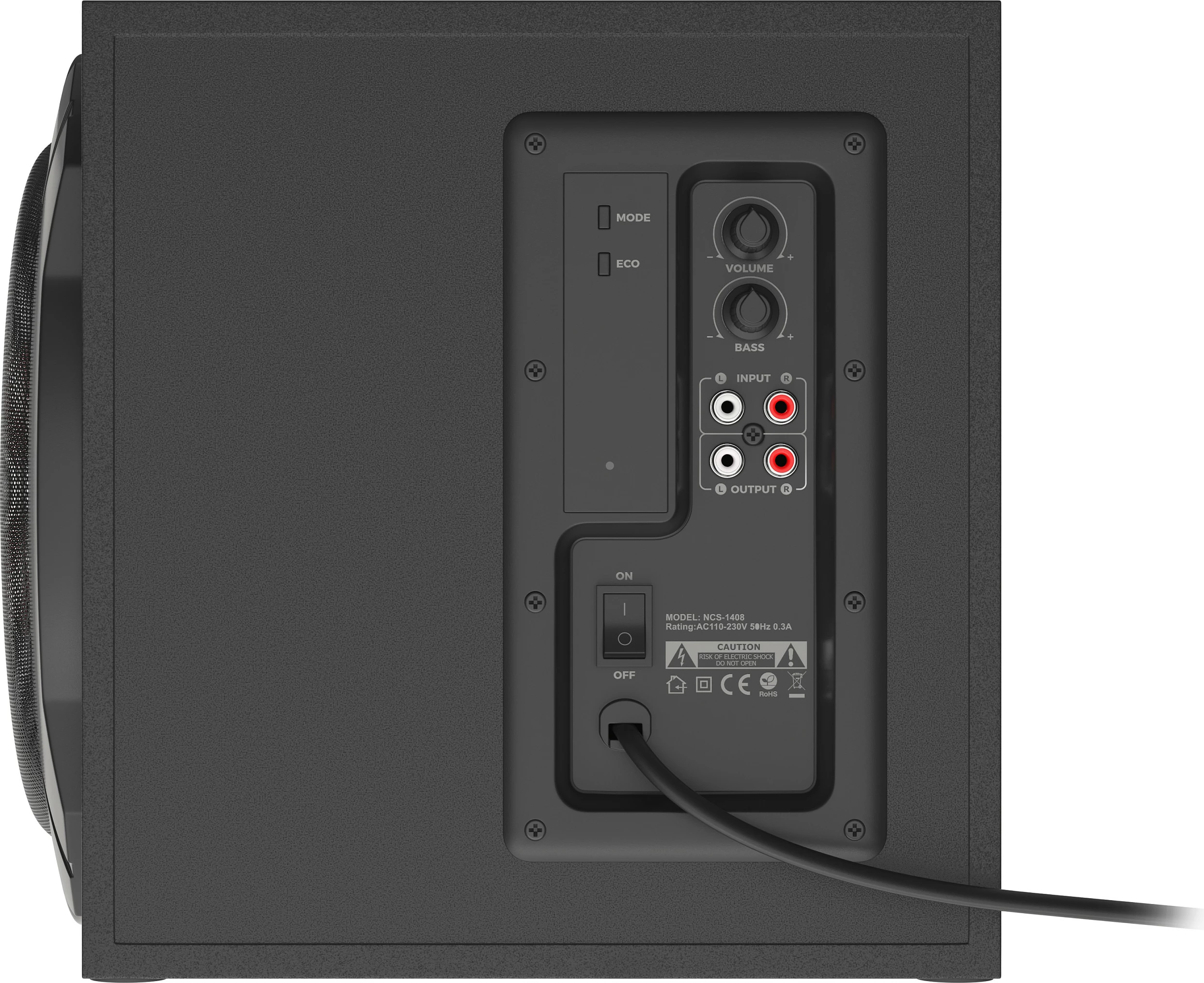 Zëdhënës 2.1 Genesis Helium 610BT, 60W, Bluetooth, për PC/Laptop, zi e kuqe