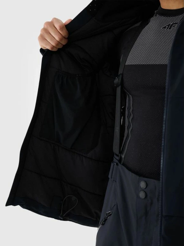 Jakne ski për meshkuj 4f, e zezë