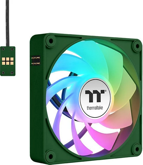 Ventilator kase Thermaltake CT140 EX Reverse ARGB Sync 140mm 3 copë Racing Green