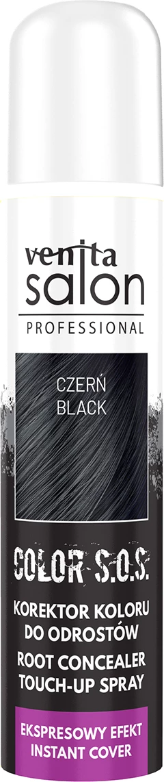 Sprej për rrënjë Venita Salon Professional Color S.O.S. për femra e zezë 75ml