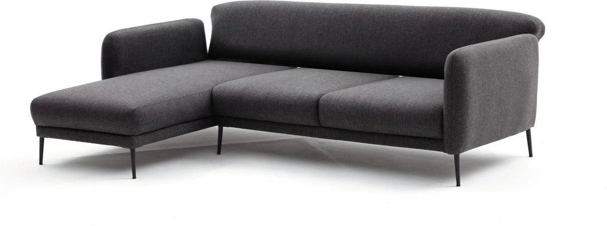 Kënd divan-krevat Venus L, ngjyrë antracit, Atelier del Sofa