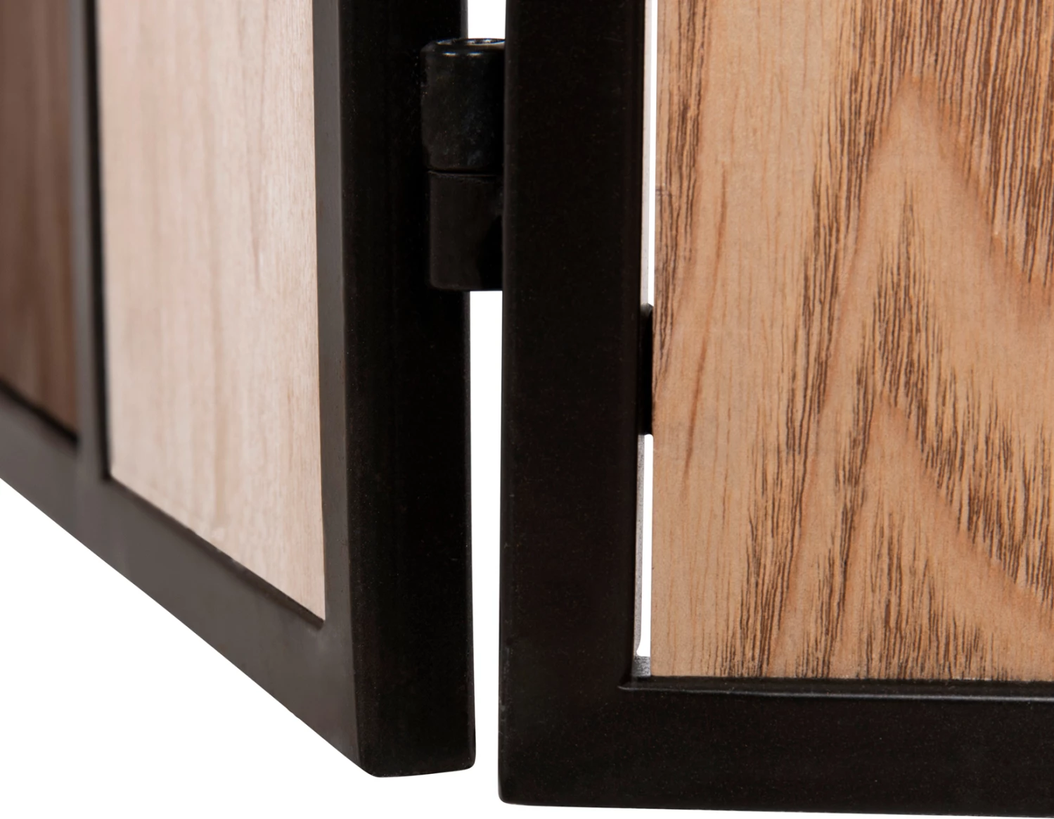 Ndalesë me 6 fletë CRYPT FH4221 MDF në 4 ngjyra-kornizë metali e zezë 241x1,5x180Hcm