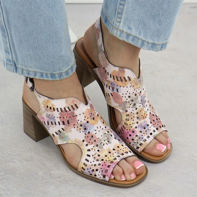 Sandale me taka Jezzi 24125 për femra