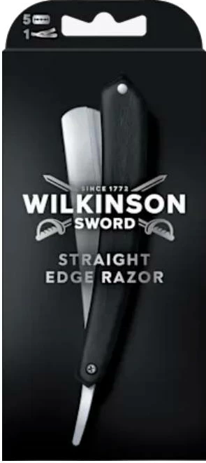 Rrojë për meshkuj Wilkinson Straight Edge Razor, 5 tehe