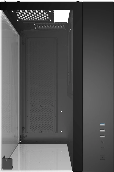 Kasë Darkflash TH285M, Midi Tower, për pllakë amë M-ATX/ITX, xham i temperuar, e zezë