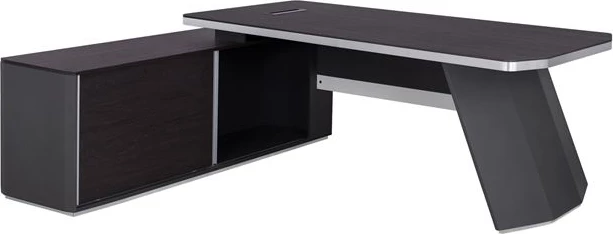 Tavolinë profesionale për zyre, kënd i majtë, ngjyrë trëndafili, FH2083L, 220x180x76 cm