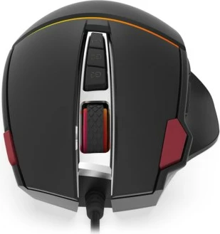 Maus Krux Fuze Pro, USB Lloji-A, 12000 DPI, i zi