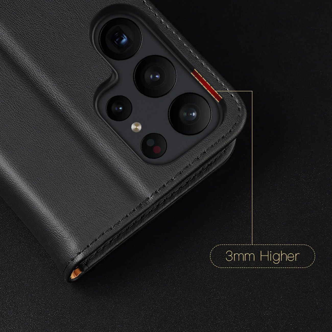 Mbështjellës Dux Ducis Hivo për Samsung Galaxy S23+, me kapak, portofol, bllokim RFID, kafe