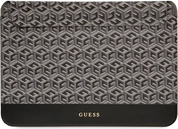 Mbështjellës laptopi Guess GCube Stripe, 16", i zi
