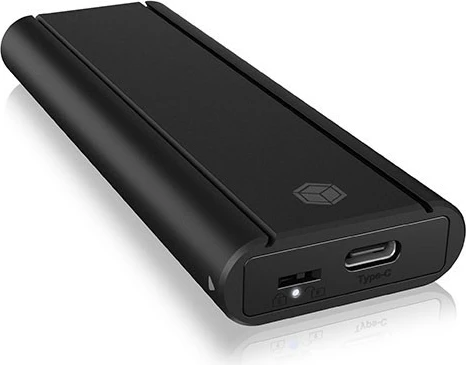 Kasë IcyBox IB-1807MT-C31 për SSD M.2 NVMe, USB 3.2 Gen2, Alumini, E zezë