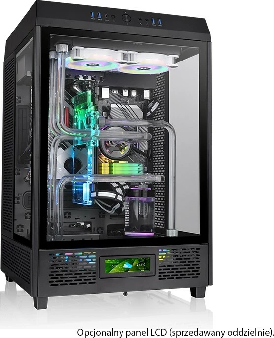 Kasë Thermaltake The Tower 500, Midi Tower, ATX/E-ATX/Micro ATX/Mini ITX, e zezë