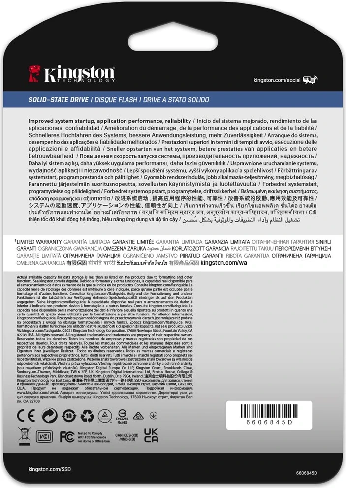 SSD për Server Kingston Technology 7680G DC600M, SATA 2.5”