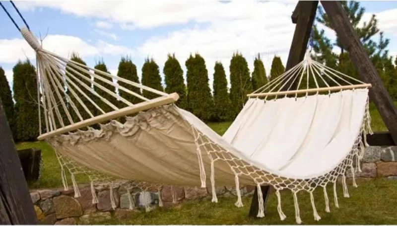 Hamak për dy persona Inny, bezhë