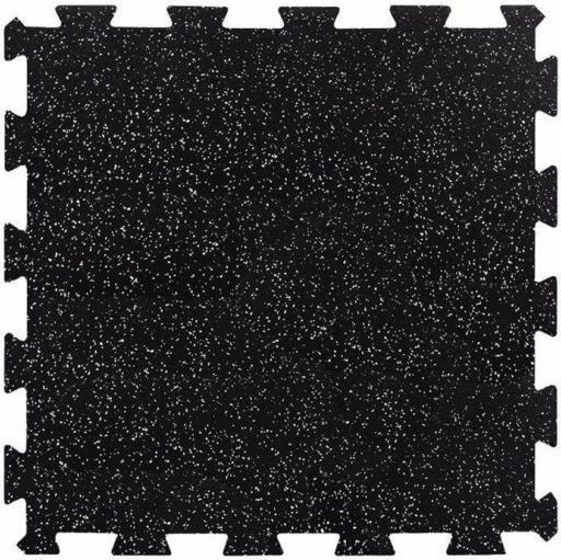 Dysheme gome për fitnes tiguar SLICE 98x98x1.5, e zezë/mozaik