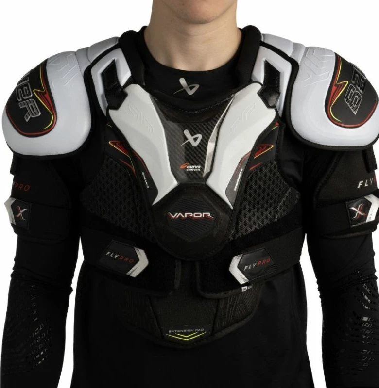 Mbrojtëse supesh për meshkuj Bauer, të zeza