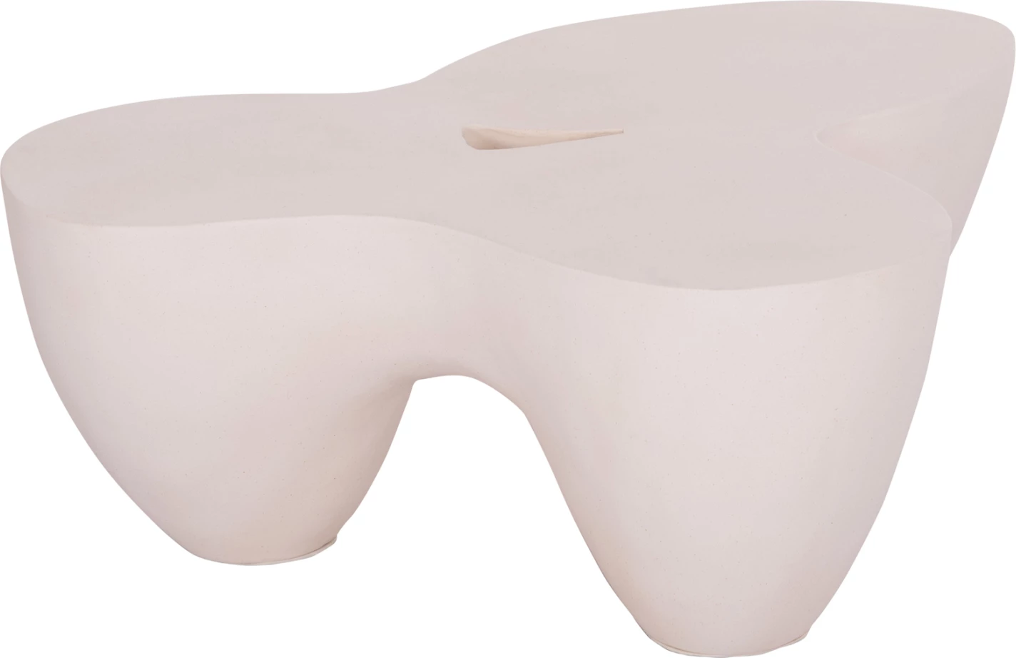 Tavolinë kafeje SALLEN, fibër çimento, e bardhë, FH18161.02, 108x94x38.5cm