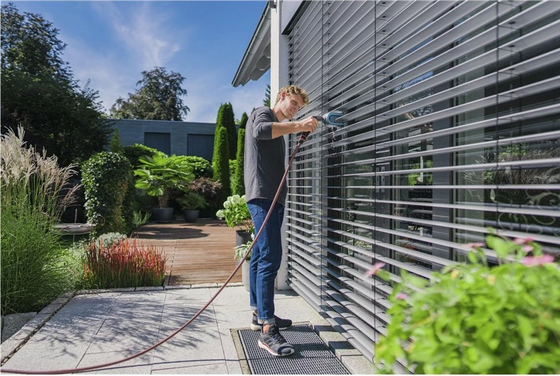 Pastrues grilash GARDENA 18850-20, për zorrë kopshti, i zi, gjelbër, gri, portokalli