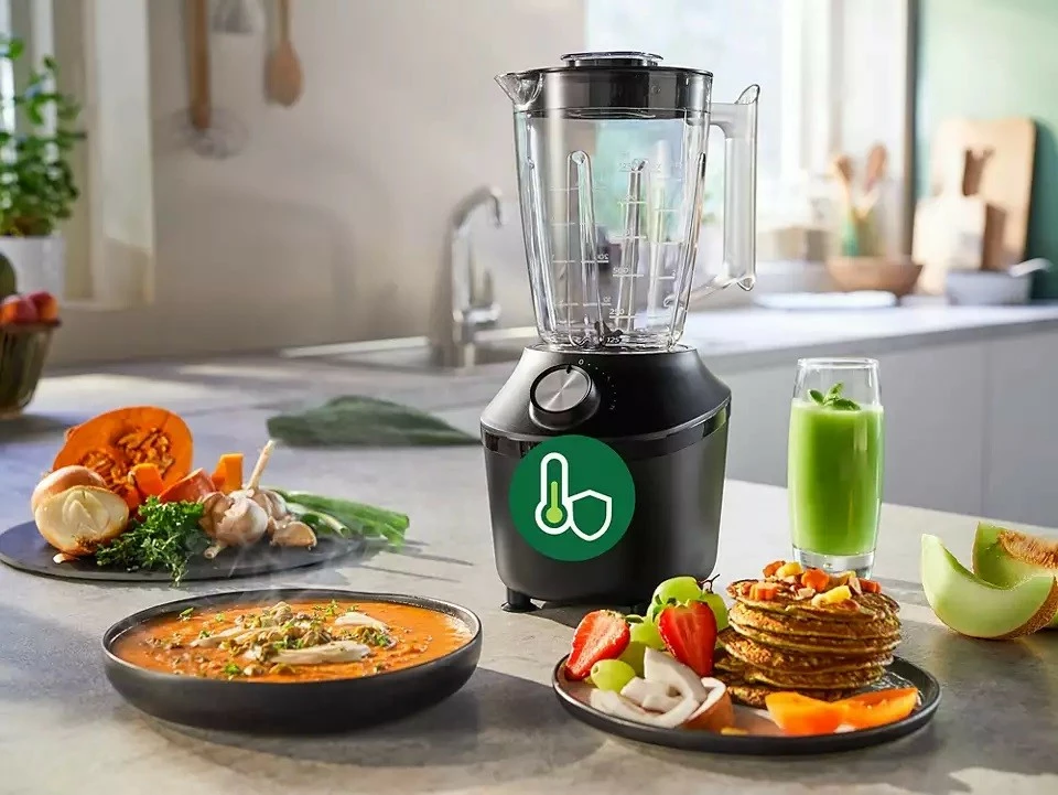 Blender Philips HR2191/01 me gotë, 2L, i zi