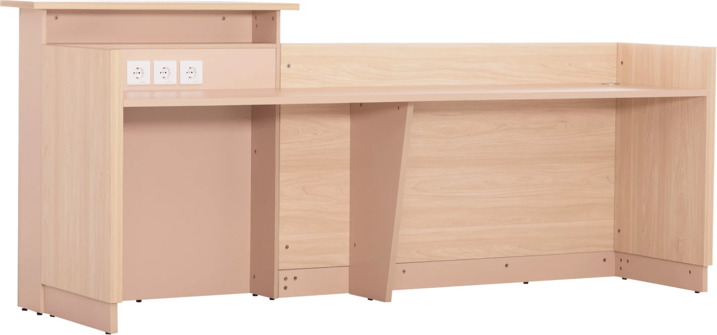 Tavolinë recepsioni DALTON FH2068.02 melaminë, sonama-bardhë, 240x80x106H cm