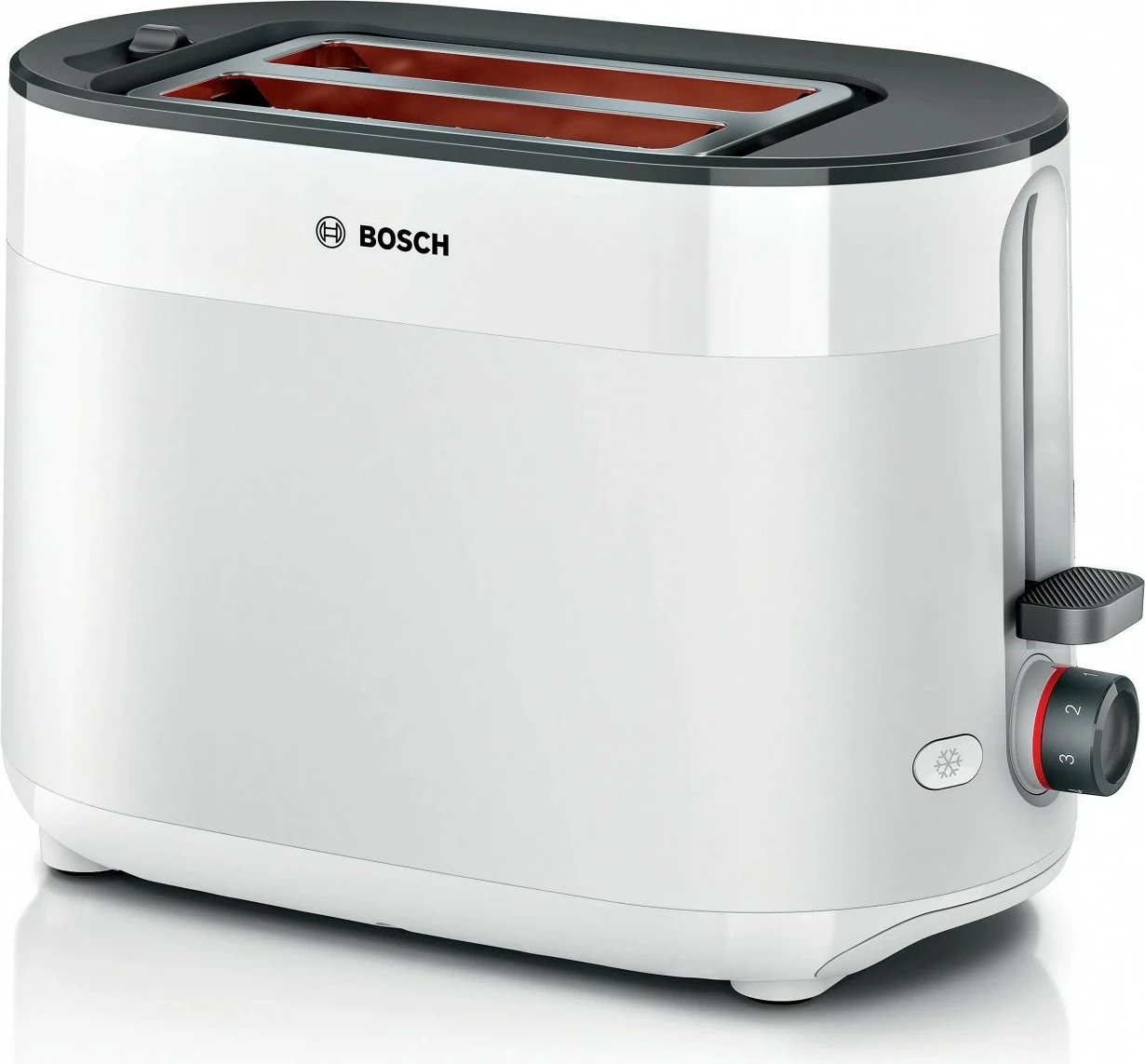 Toaster Bosch MyMoment TAT2M121, 2 feta, i bardhë