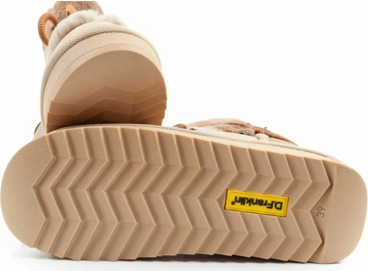 Çizme dimri për femra D.Franklin, bezhë