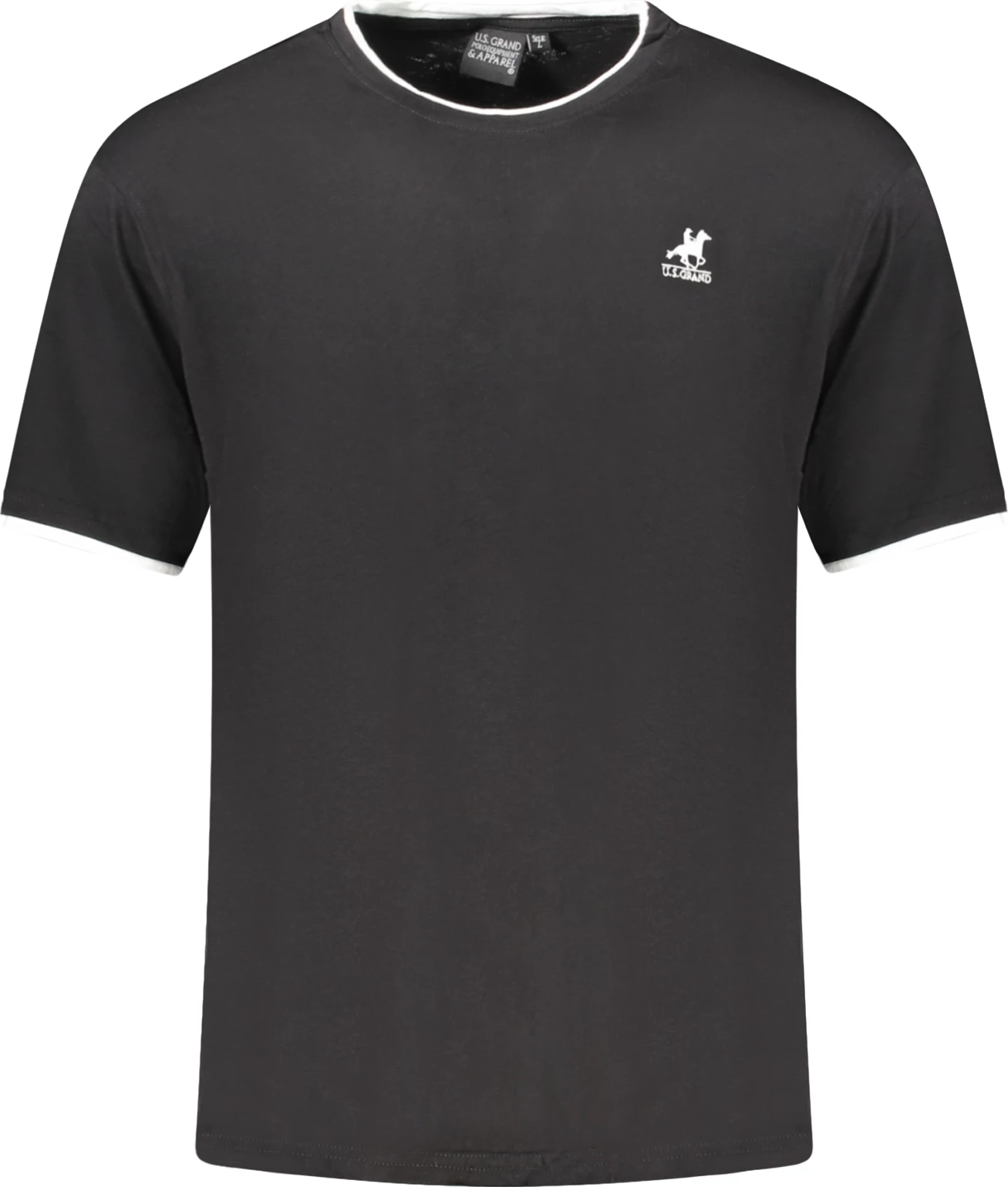 Maicë për meshkuj U.S. GRAND POLO, e zezë