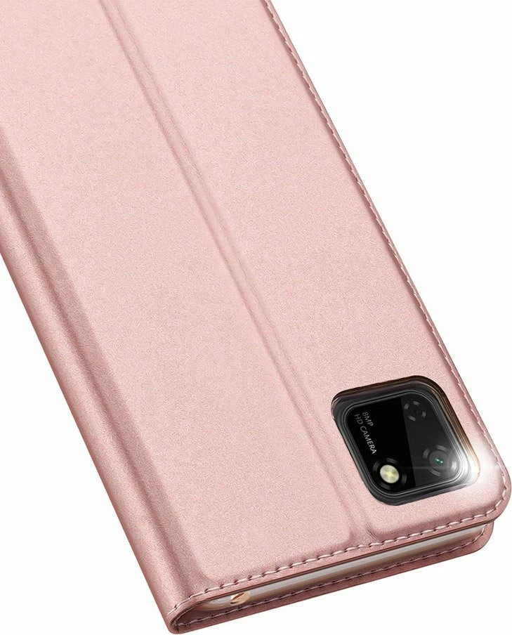 Mbështjellës Dux Ducis Skin Pro për Huawei Y5p, me kapak, rozë