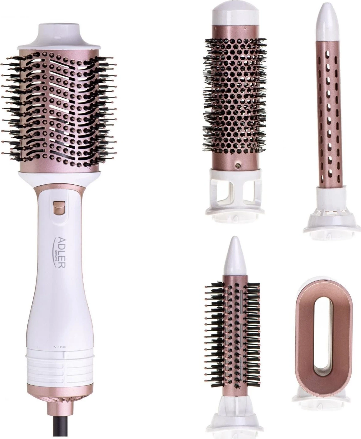 Tharëse flokësh Adler AD 2027, 1200W, bardhë-rozë