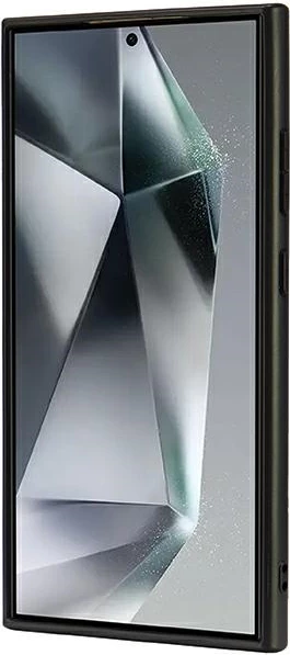 Mbështjellës Audi MagSafe për Samsung Galaxy S24 Ultra, lëkurë sintetike, i zi