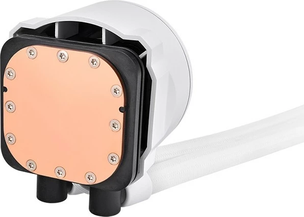 Komplet ftohës me lëng Thermaltake TH420 V2 ARGB, 84.32 cfm, Bardhë