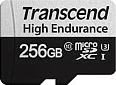 MicroSDXC Transcend 350V 256GB, Class 10, U3, 95MB/s, 45MB/s, e zezë/gri