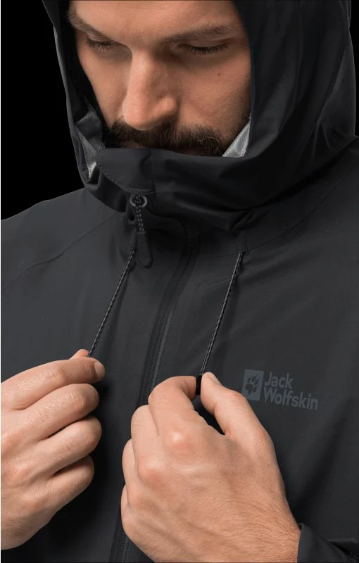 Jakne Jack Wolfskin për meshkuj, e zezë