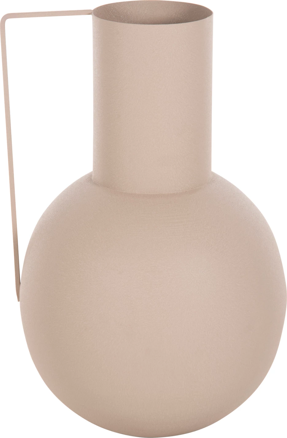 Vazo dekorative FLAGON FH4259.01 metalike, ngjyrë ecru, Φ34x54H cm