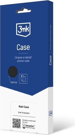 Mbështjellës 3MK Matt Case për Xiaomi Redmi A3, i zi