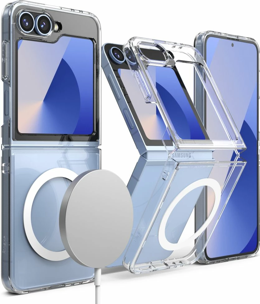 Mbështjellës Ringke Fusion MagSafe për Samsung Galaxy Z Flip 6, Transparent