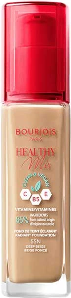 Fondatin Bourjois Healthy Mix Radiance Moisturising 55N, 30 ML