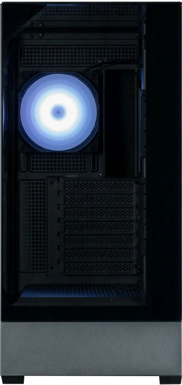 Kasë Zalman P40 Prism Midi Tower, ARGB, xham i temperuar, e zezë